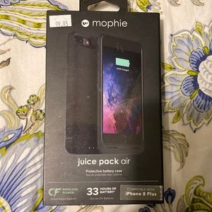 Mophie  juice pack air for I phone 8plus protective battery case box says 8 plus